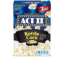 ACT II Kettle Corn - 3 CT