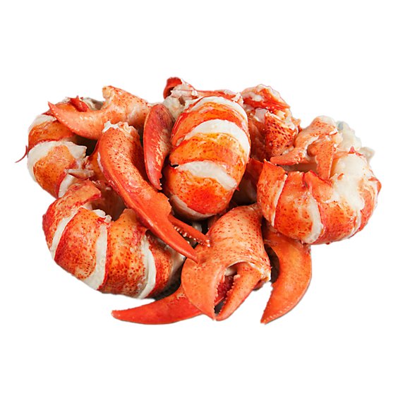 Lobster Meat Knuckle Claw Tail Previously Frozen Service Case - 1.00 Lb