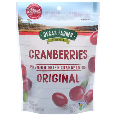 Decas Farms Dried Cranberries Premium Original - 5 Oz - Image 3