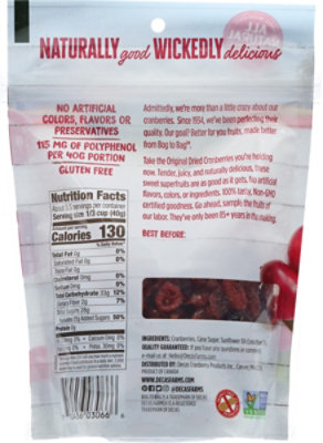 Decas Farms Dried Cranberries Premium Original - 5 Oz - Image 6