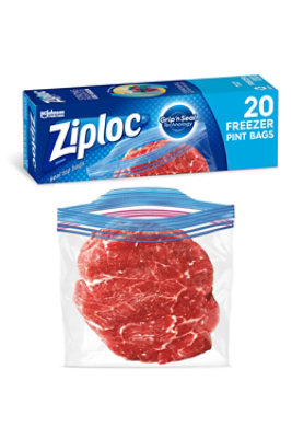 Ziploc Brand Freezer Bags Pint With Grip N Seal Technology - 20 Count - Image 2