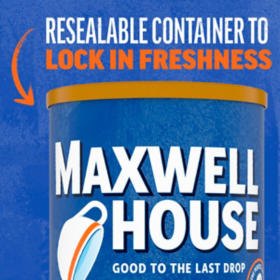 Maxwell House Medium Roast Half Caff Ground Coffee Canister - 11 Oz - Image 7