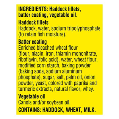 Gortons  Crispy Battered Haddock Fillets - 7.6 OZ - Image 4