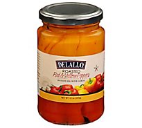 DeLallo Roasted Red & Yellow Peppers - 12 OZ
