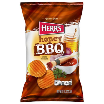 Herrs Honey Barbeque Potato Chips - 9 Oz - Acme Markets