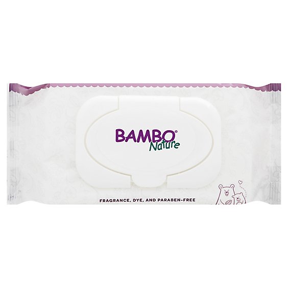 Bambo Nat Wipe Wet Tidy Bottom - 50 CT
