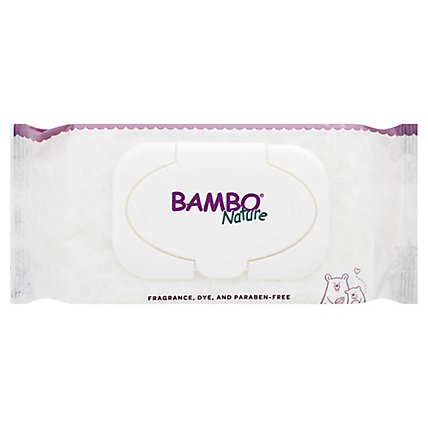 Bambo Nat Wipe Wet Tidy Bottom - 50 CT - Image 1