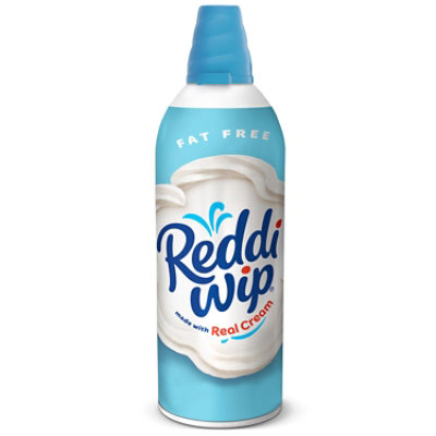 Reddi Wip Fat Free Whipped Topping Made With Real Cream Spray Can - 6.5 ...