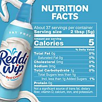 Reddi Wip Fat Free Whipped Topping Made With Real Cream Spray Can - 6.5 Oz - Image 4