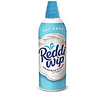 Reddi Wip Fat Free Whipped Topping Made With Real Cream Spray Can - 6.5 Oz