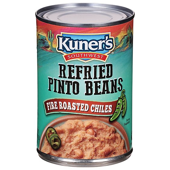 Kuners Bean Refried Chilies - 15.5 OZ