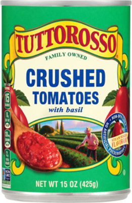 Tuttorosso Green Crushed Tomatoes With Basil - 15 OZ - Image 2