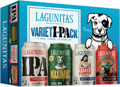 Lagunitas Variety Pack Cans - 12-12 Fl. Oz. - Image 1