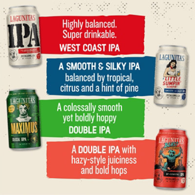 Lagunitas Variety Pack Cans - 12-12 Fl. Oz. - Image 2