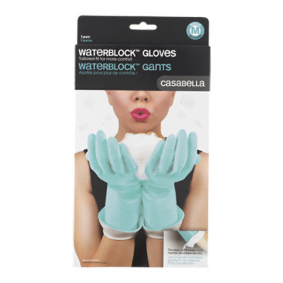 Casabella Waterblock Premium Medium Gloves - 2 Count - Image 1