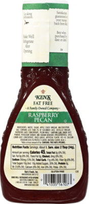 Kens Raspberry Pecan Salad Dressing Fat Free 9 Fz - 9 FZ - Image 5