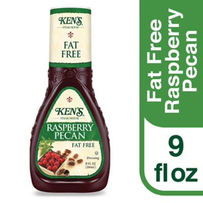 Kens Raspberry Pecan Salad Dressing Fat Free 9 Fz - 9 FZ - Image 1