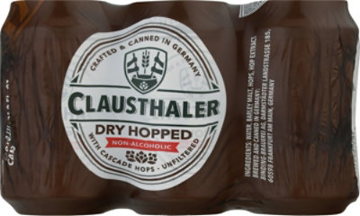 Clausthaler Dry Hopped Cans - 6-12 FZ - Image 1