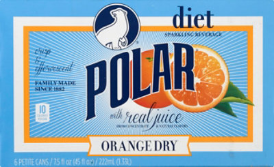 Polar Diet Orange Dry Cans - 6-7.5 FZ - Image 6