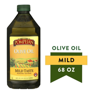 Pompeian Mild Taste Olive Oil - 68 Fl. Oz. - Image 1