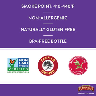 Pompeian Mild Taste Olive Oil - 68 Fl. Oz. - Image 2