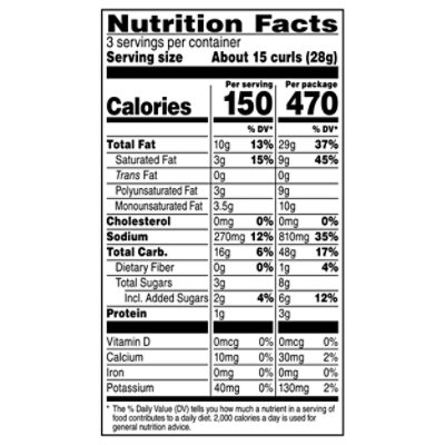 Herr's Honey Cheese Curls - 3 OZ - Image 3