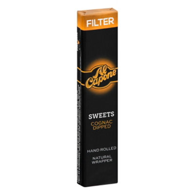 al capone tobacco Al Capone Swt Cognac Fltr - 2 CT