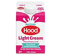 Hood Cream Light Ultra Pasteurized - 16 FZ