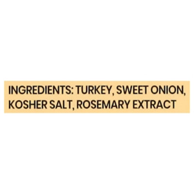 Bubba Turkey Burger Sweet Onion - 32 OZ - Image 5