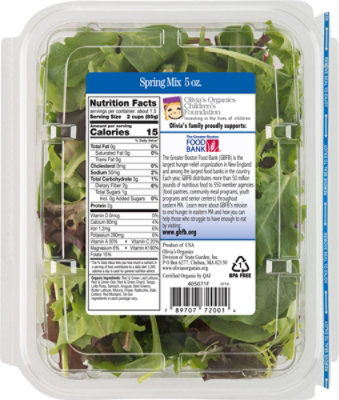 Olivias Organic Spring Mix - 5 OZ - Image 5