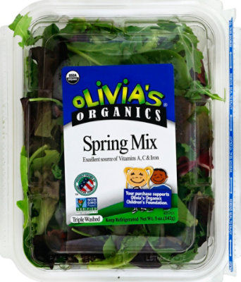 Olivias Organic Spring Mix - 5 OZ - Image 1