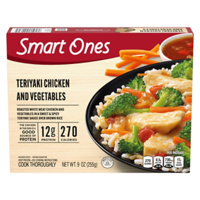 Smart Ones Teriyaki Sweet & Spicy Chicken & Vegetables with Brown