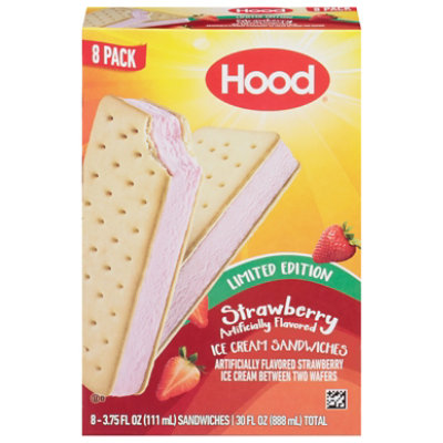 Hood Limited Edition Strawberry Ice Cream Sandwich Multipack - 8-3.75 Oz - Image 3