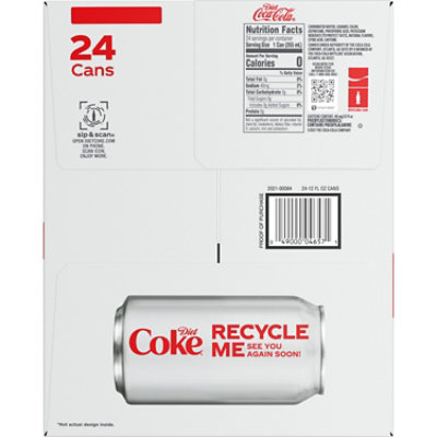 Coca Cola Diet Can 24ct - 24-12 FZ - Image 3