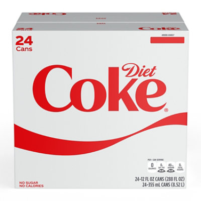 Coca Cola Diet Can 24ct - 24-12 FZ - Image 4