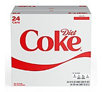 Coca Cola Diet Can 24ct - 24-12 FZ