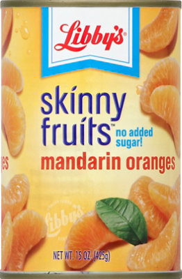 Libby's Skinny Fruit Mandarin Oranges In Can - 15 Oz