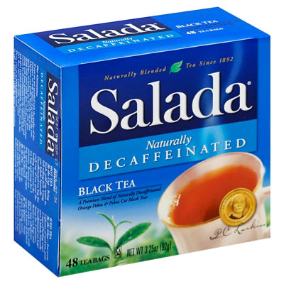 Salada Naturally Decaffeinated Tea - 48 CT - Image 1