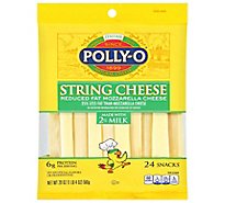 Polly O Natural Cheese-string 2% - 20 OZ