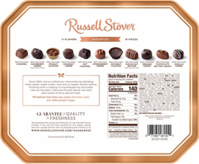 Russell Stover Santa Face Tin - 10 OZ - Image 6