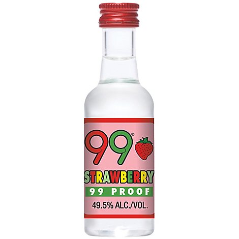99 Strawberries Liqueur 99 Proof - 50 Ml