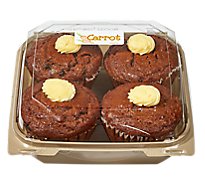 Muffins Carrot Raisin Nut 4ct - EA