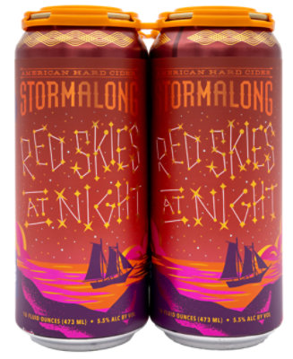 Stormalong Red Skies In Cans - 4-16 FZ - Image 1