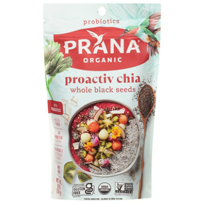 Prana Chia Whole Black - 10 OZ - Image 3