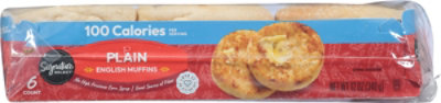 Signature SELECT 100 Calorie English Muffins - 12 Oz - Image 6