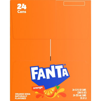 Fanta Orange Soda Cans - 24-12FZ - Image 2