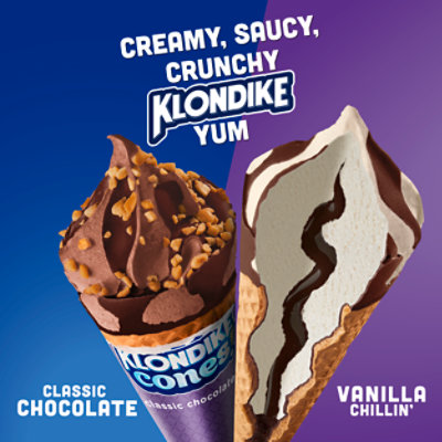 Klondike Ice Cream Cone Classic Vanilla Chocolate - 8 Count - Image 6