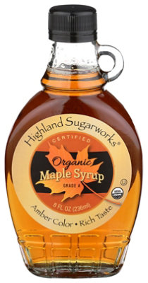 Highland Sugarworks Syrup Maple - 8 FZ - starmarket