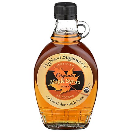 Highland Sugarworks Syrup Maple - 8 FZ - Image 1