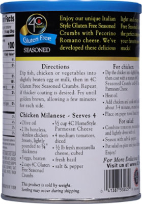 4C Foods Gf Seasnd Brd Crm - 12 OZ - Image 5